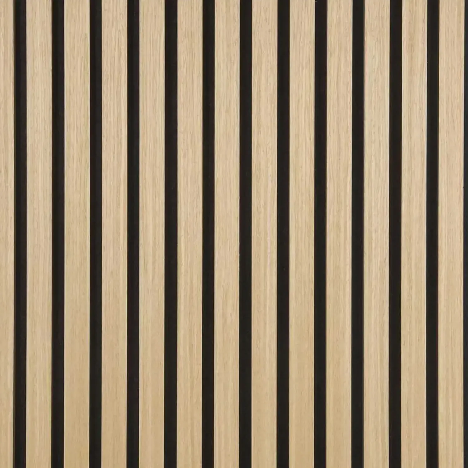 Online Fibrotech Quanti akustikpanel 18x520x2440 mm light oak m/sort polyester