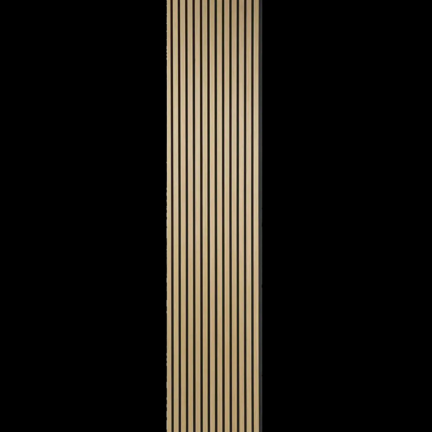 Online Fibrotech Quanti akustikpanel 18x520x2440 mm light oak m/sort polyester