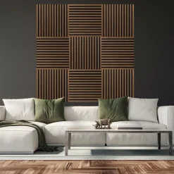 Sale Fibrotech Square akustikpanel 22x520x520 mm oiled oak - pk á 2 stk.