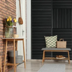 Akustikpaneler^Fibrotech Square akustikpanel 22x520x520 mm black oak - pk á 2 stk.