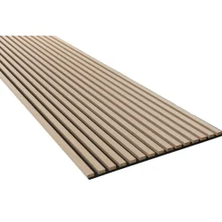 Fibrotech Akustikpaneler^Unika akustikpanel 22x600x2440 mm light oak