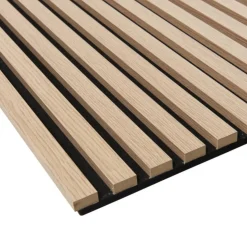 Fibrotech Akustikpaneler^Unika akustikpanel 22x600x2440 mm light oak