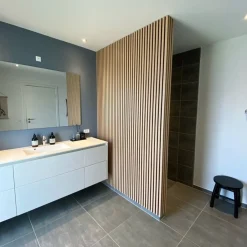 Fibrotech Akustikpaneler^Unika akustikpanel 22x600x2440 mm light oak