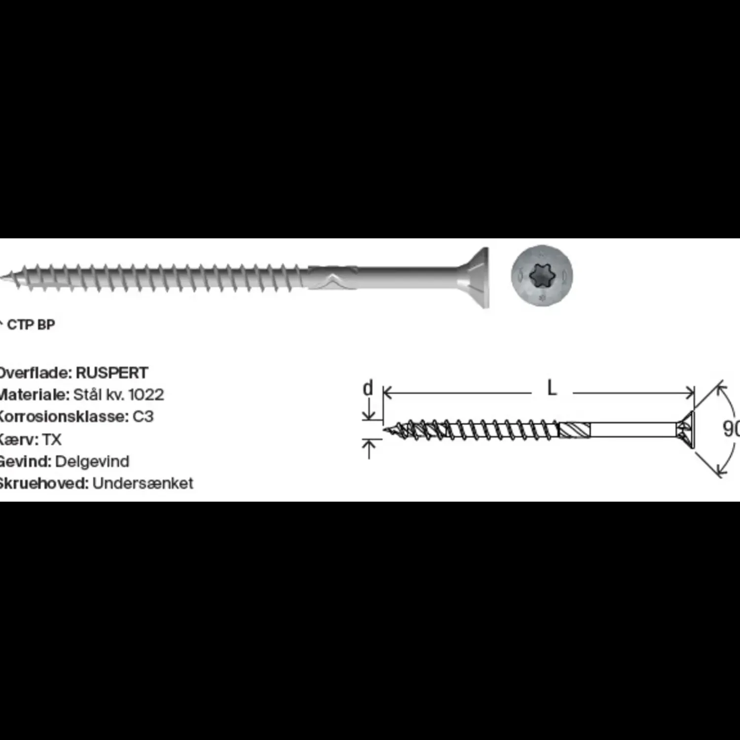 Spånpladeskruer^Fischer Basic Fast CTP BT spånskrue 4,5x50 200 stk