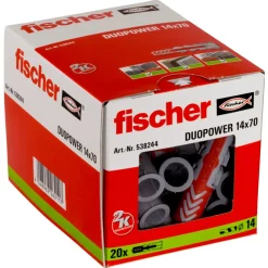 Sale fischer DuoPower dyvel 14x70 mm 20 stk