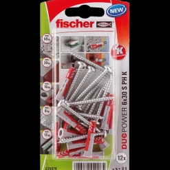fischer Rawlplugs Og Dyvler^DuoPower universaldybel PH 6x30 mm 12 stk