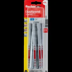 Best Fischer Duoxpand karmdyvel 10x100 4 stk elforzinket