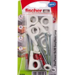 fischer Special Beslag^EasyHook Løkke DuoPower 8x40 mm 4 stk