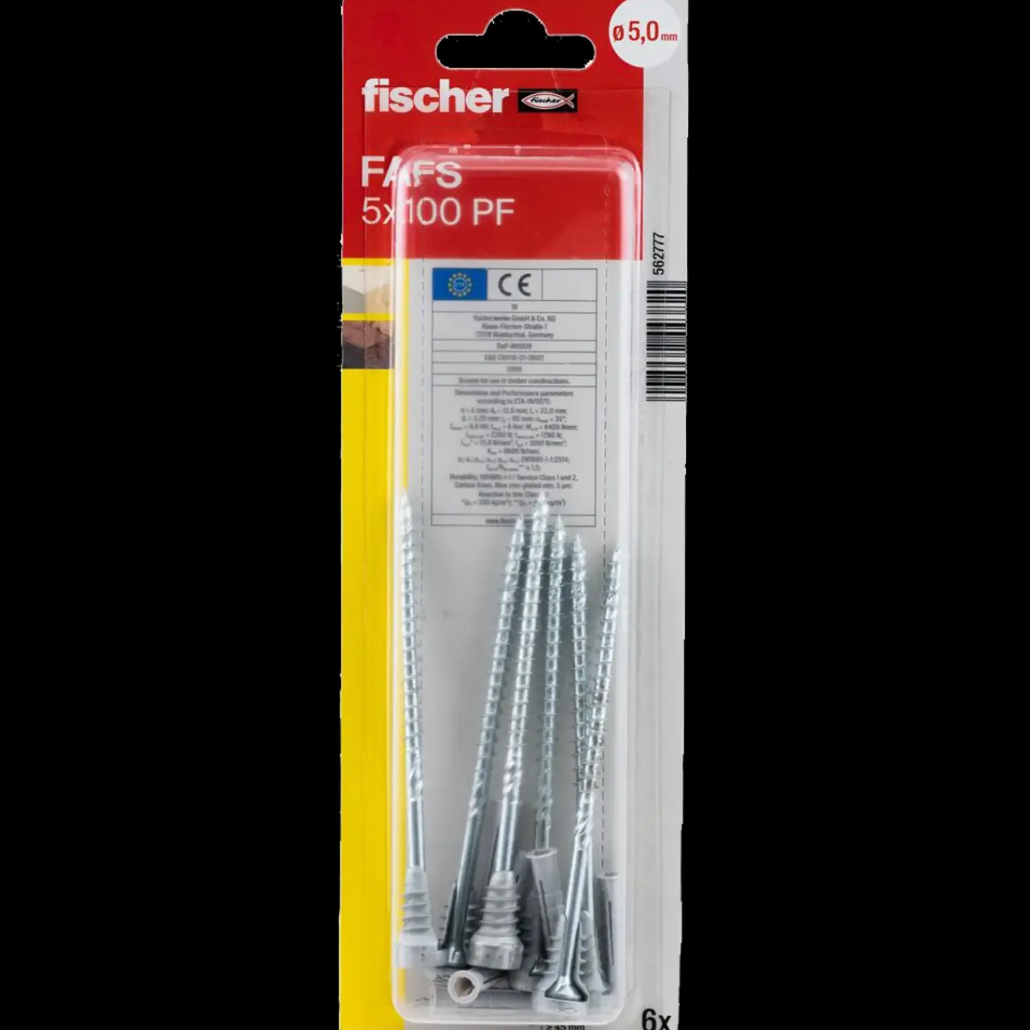 Sale fischer FAFS justerklips med skrue 5x100 TX25 6 stk