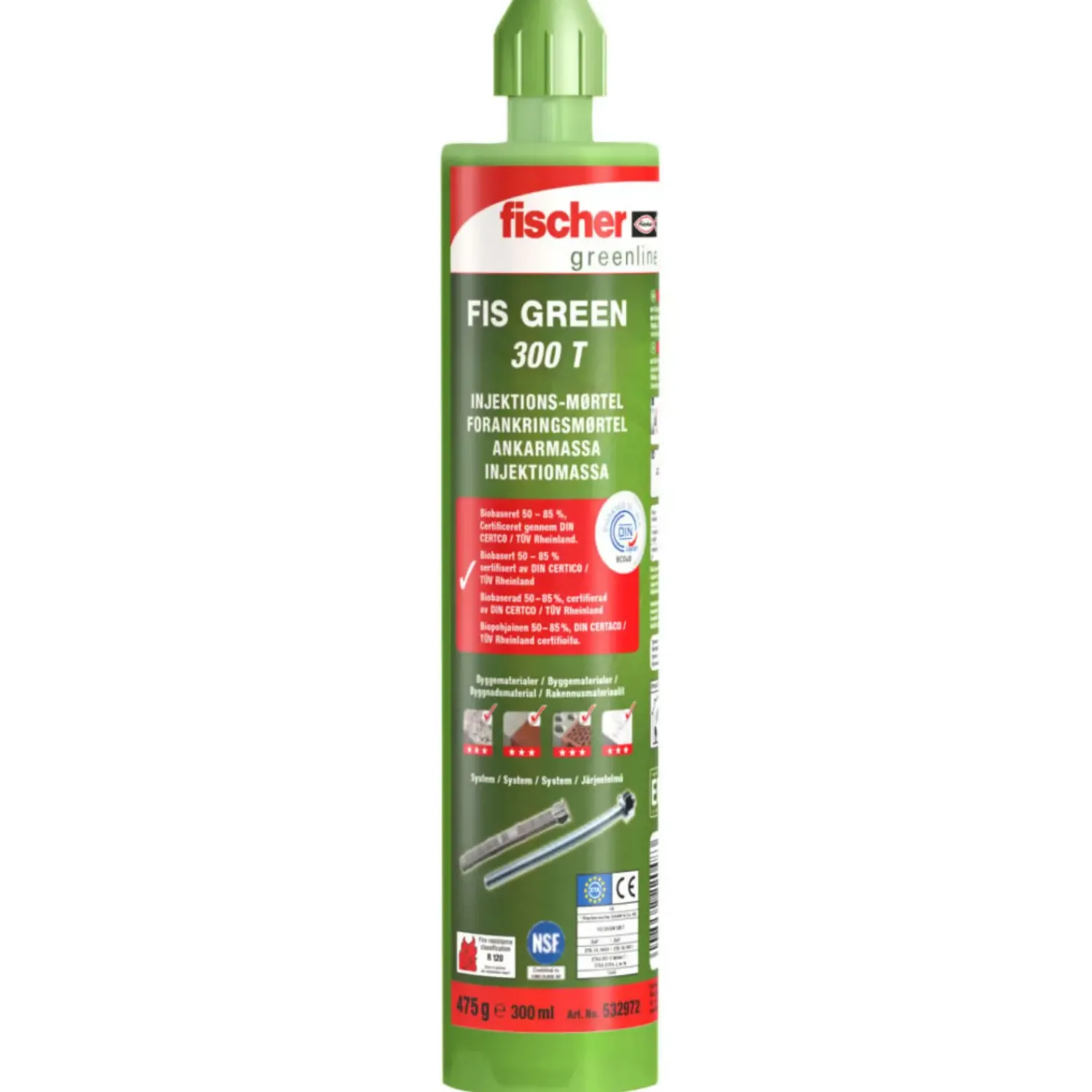 Best fischer FIS Green 300T injektionsmørtel