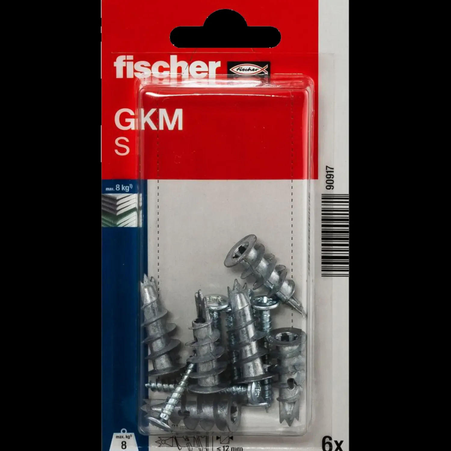 fischer Rawlplugs Og Dyvler^Gipspladedybel metal GKM S K NV