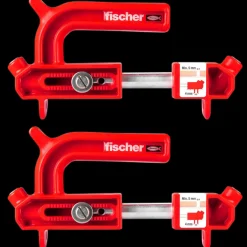 Sale fischer hiddenfast fixtainer med 2 guides inkl. bits