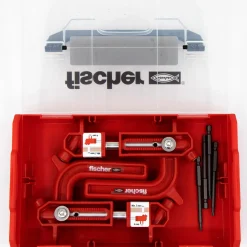 Sale fischer hiddenfast fixtainer med 2 guides inkl. bits