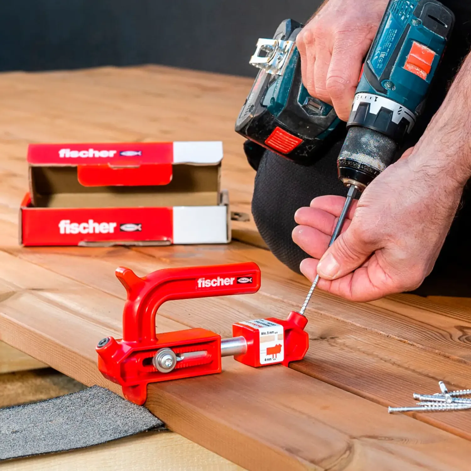 fischer Terrasseskruer^HiddenFast ZT C5 terrasseskrue 4,3x60 1500 stk