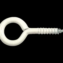 Diverse Skruer^fischer øjnskruekrog 3,8x30 mm hvid 6 stk.
