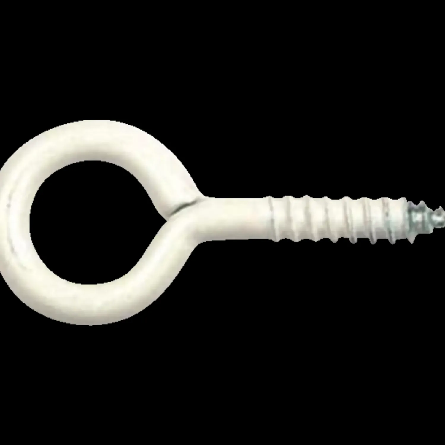 Diverse Skruer^fischer øjnskruekrog 3,8x30 mm hvid 6 stk.