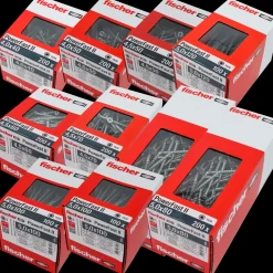 Best fischer Powerfast II CTP spånskrue mixboks 10 kasser