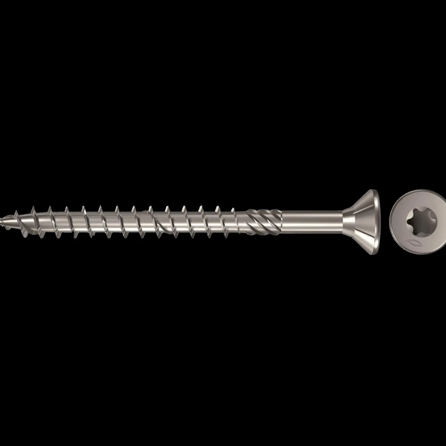 Fischer PowerFast spånskrue FPF-ST 5,0x60 A4 TX K NV 15 stk