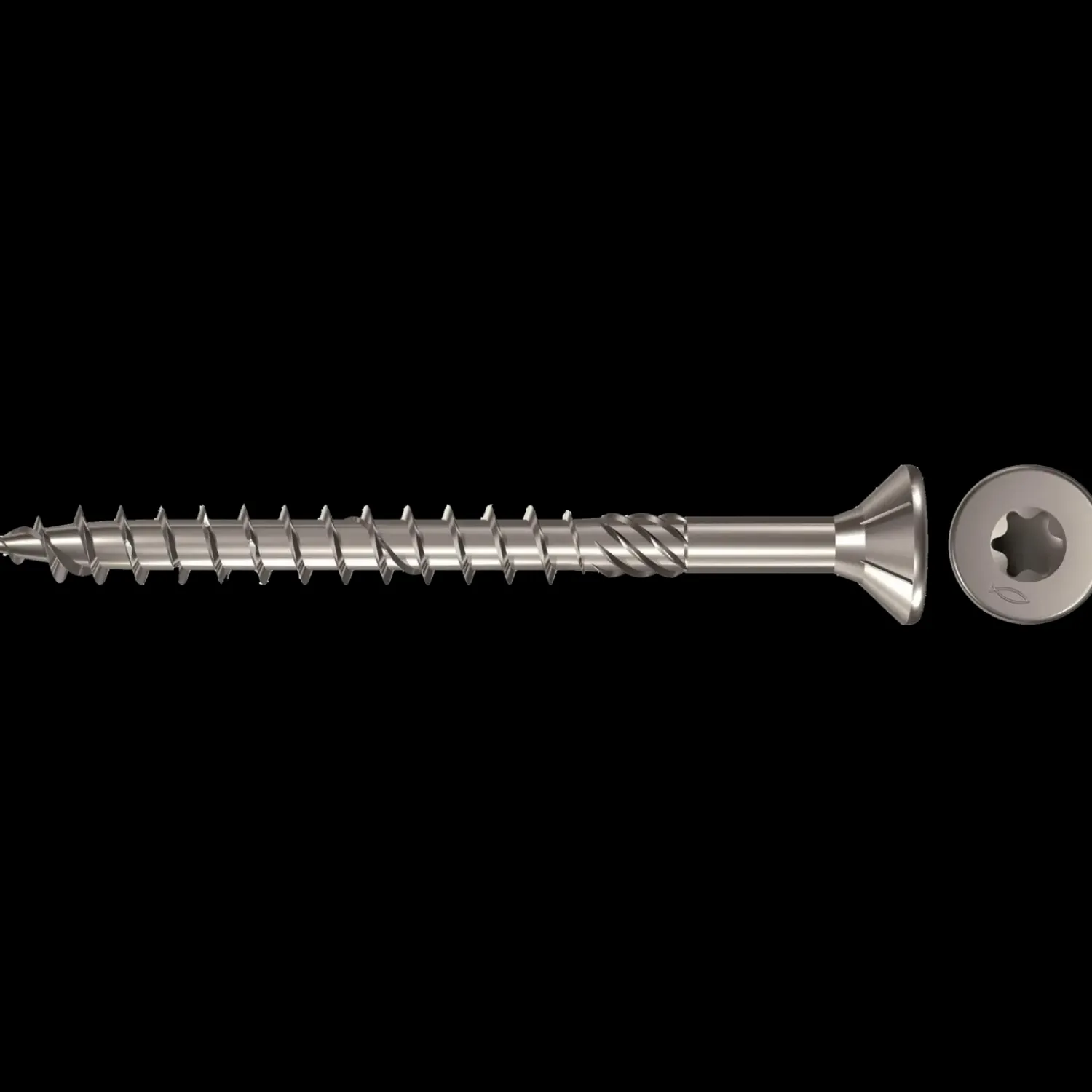 Fischer PowerFast spånskrue FPF-ST 5,0x60 A4 TX K NV 15 stk