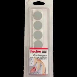 Tilbehør Til Skruer^Fischer selvklæbende dækhætter Ø18 mm hvid