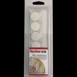 Tilbehør Til Skruer^Fischer selvklæbende dækhætter Ø18 mm hvid