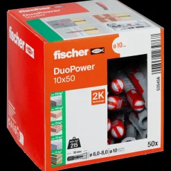 fischer Rawlplugs Og Dyvler^universaldybel duopower 10x50 DIY 50 stk