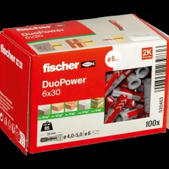 New fischer universaldybel duopower 6x30 DIY 100 stk