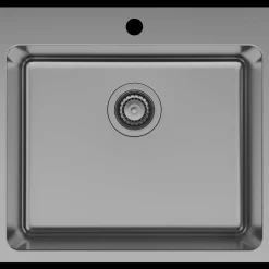 Outlet Flow LA 550 køkkenvask PVD gunmetal 500x550 mm