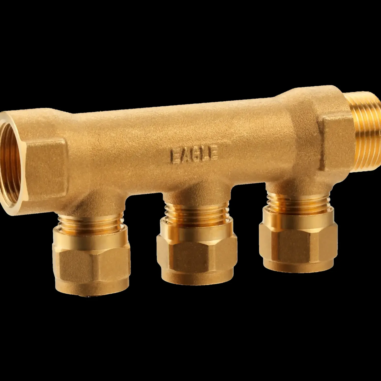 Vvs-Fittings Og Rør^Fordelerrør t/pexrør 2x15 mm