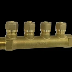 Vvs-Fittings Og Rør^Fordelerrør t/pexrør 2x15 mm