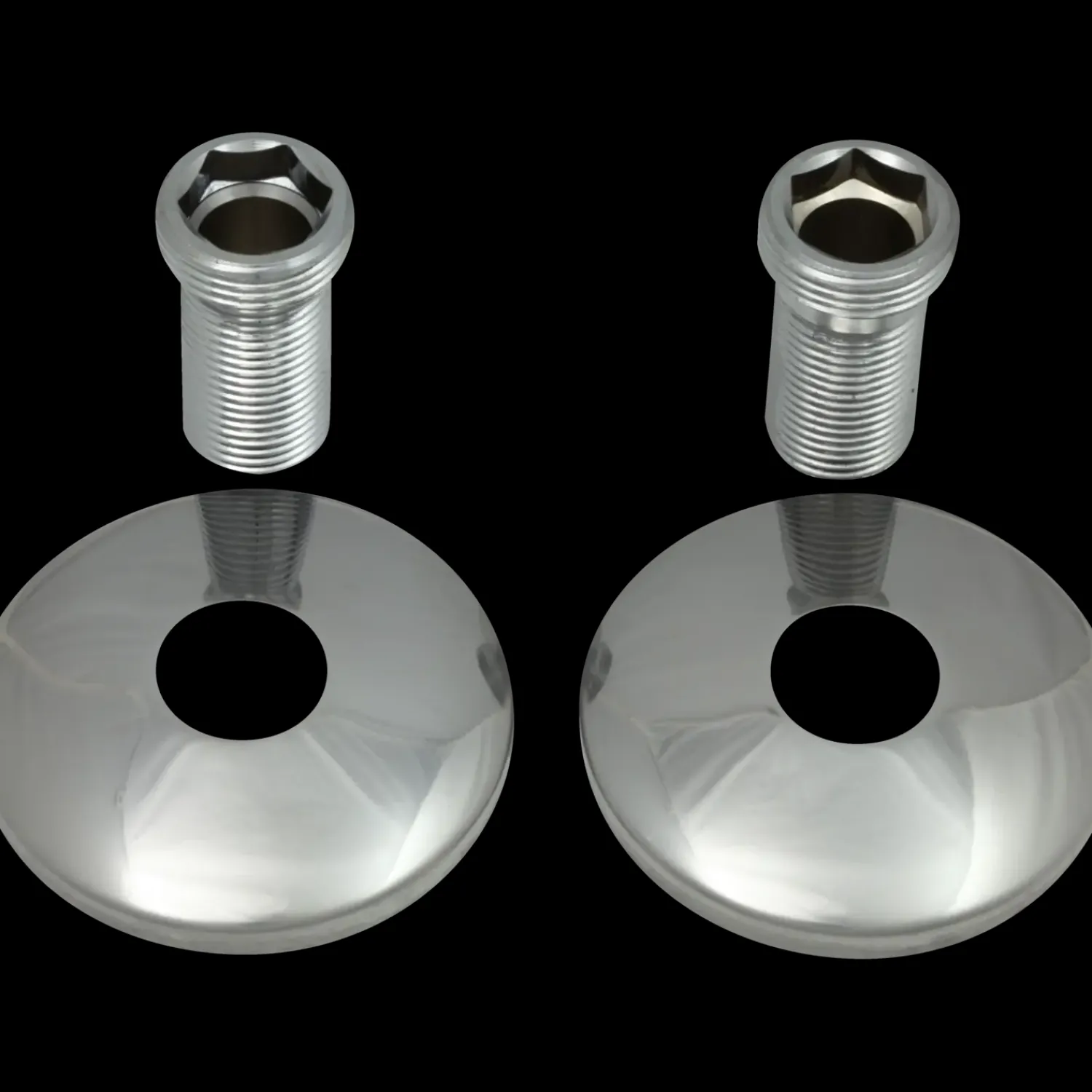 Brusedele|Vvs-Fittings Og Rør^Forskruningsæt lige m/roset 3/4"x1/2" forkromet