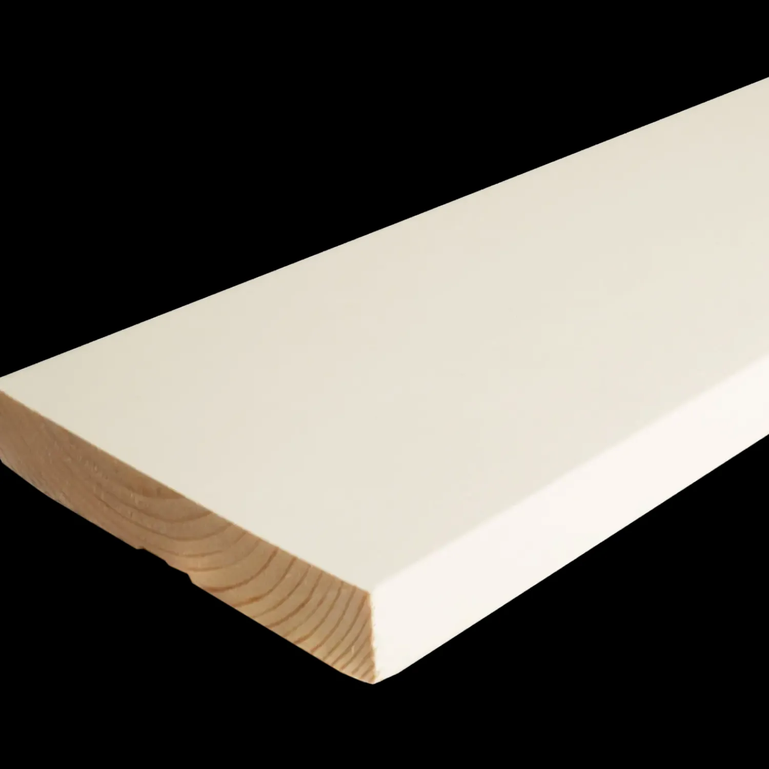 Frøslev træ Fodlister^FT Fodliste fyr L152 Hvid Ncs 15x91x3600 mm