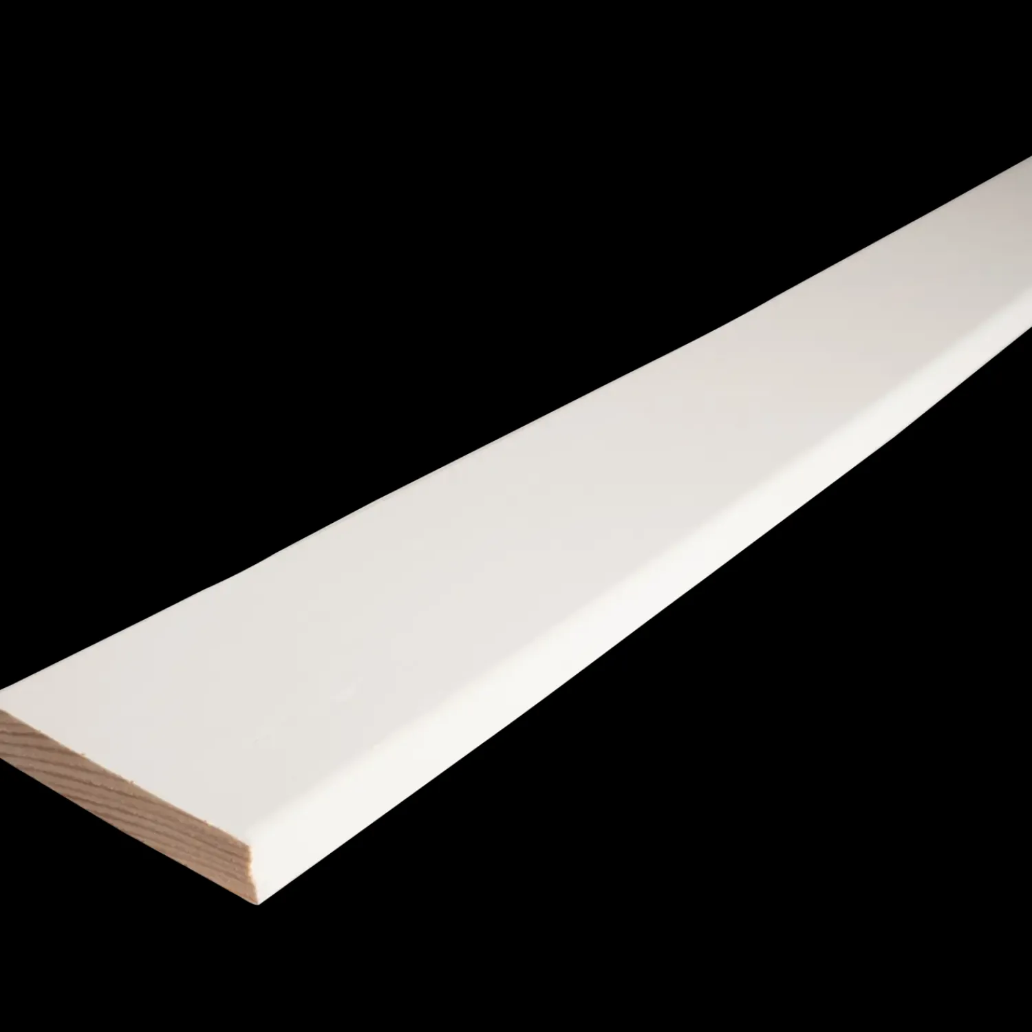 Frøslev træ Forkantlister^FT Forkantliste fyr /2Rk L268 hvid ral 9x33x3000 mm