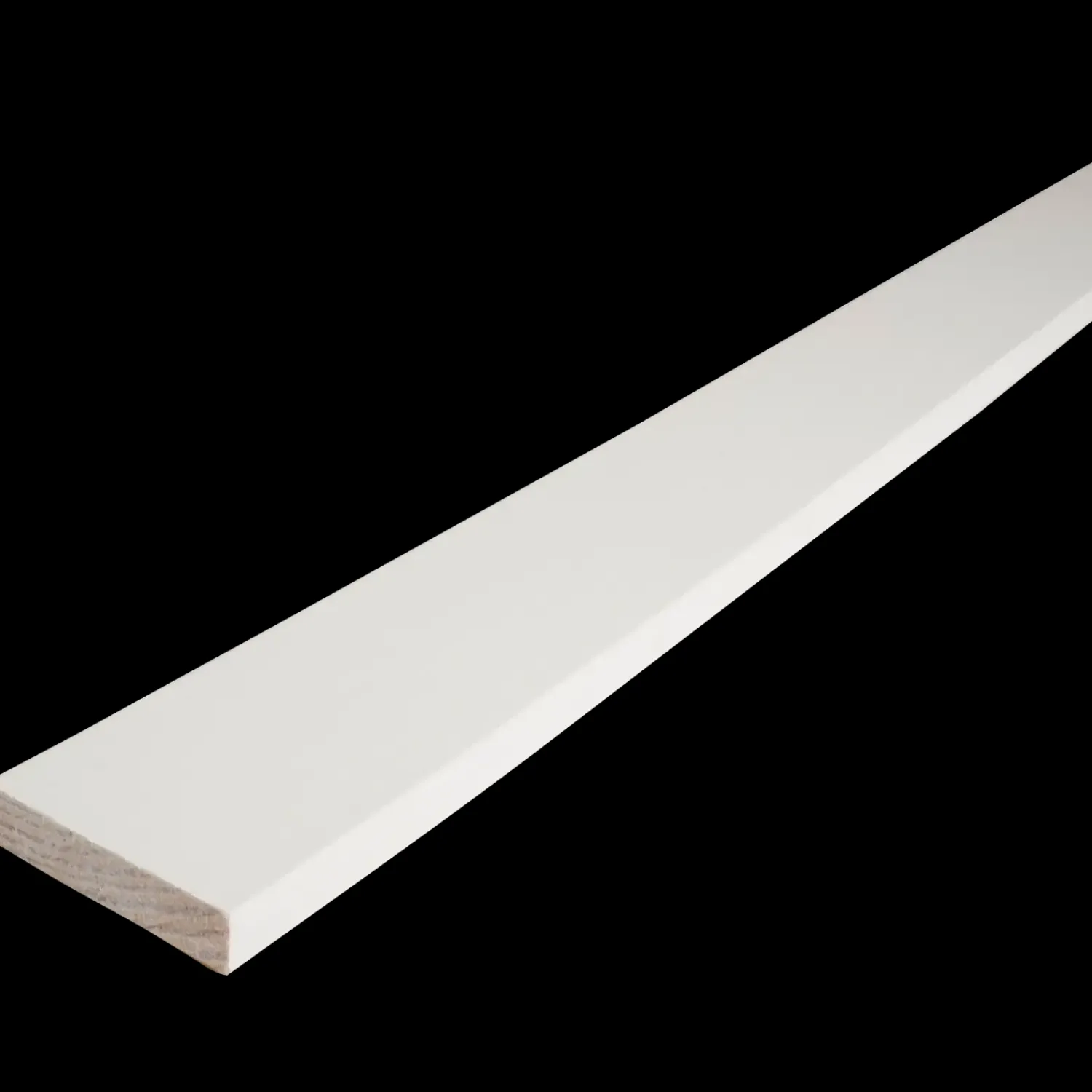 Frøslev træ Forkantlister^FT Forkantliste fyr /1Rk L232 hvid ral 9x43x3000 mm