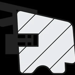 Frøslev træ FT Glasliste fyr M.Gummiliste l712 hvid ral 16x15x2700 mm