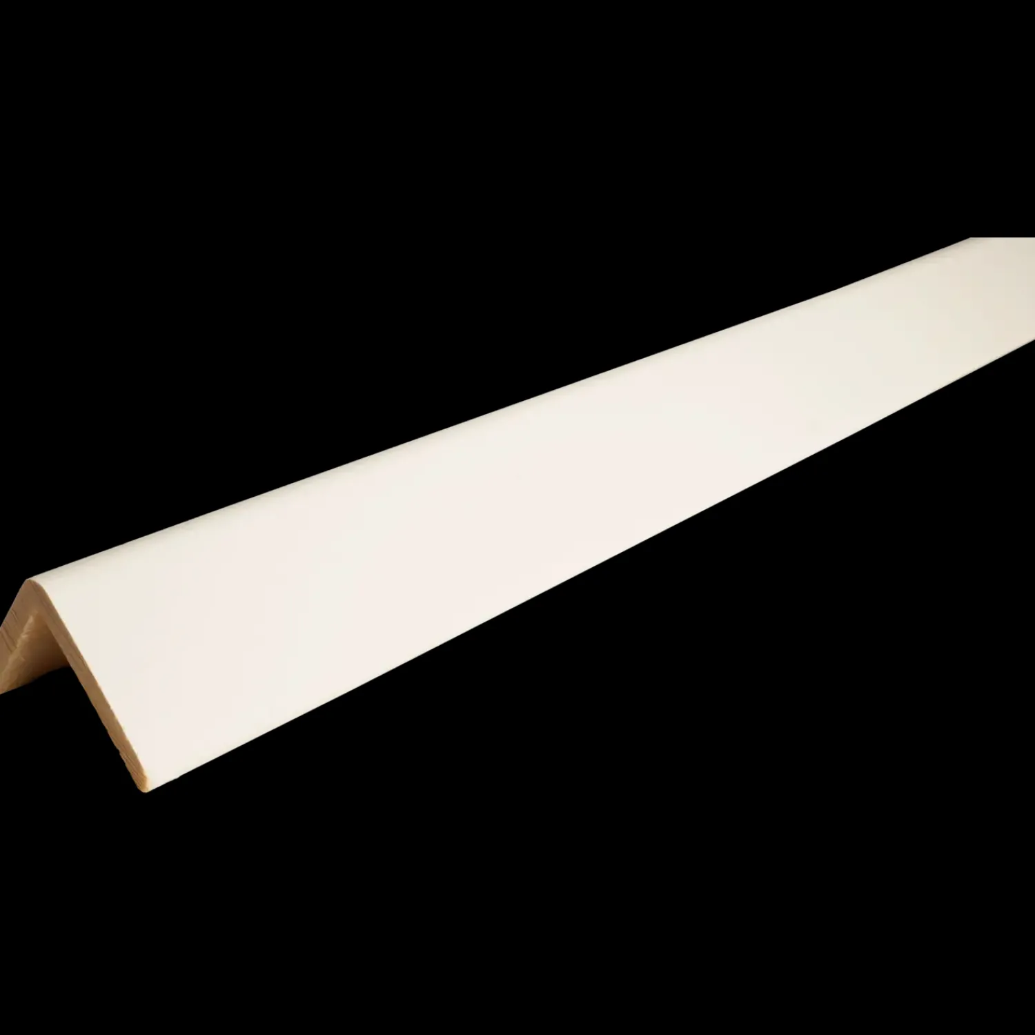 Outlet Frøslev træ FT Hjørneliste fyr L768 hvid ral 42x42x3300 mm