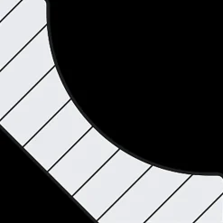 Outlet Frøslev træ FT Hulkehl fyr L628 Hvid Ral 27x27x3300 mm