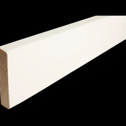 Frøslev træ Gerigter^FT Indfatning fyr L100 hvid ncs 14x65x2200 mm