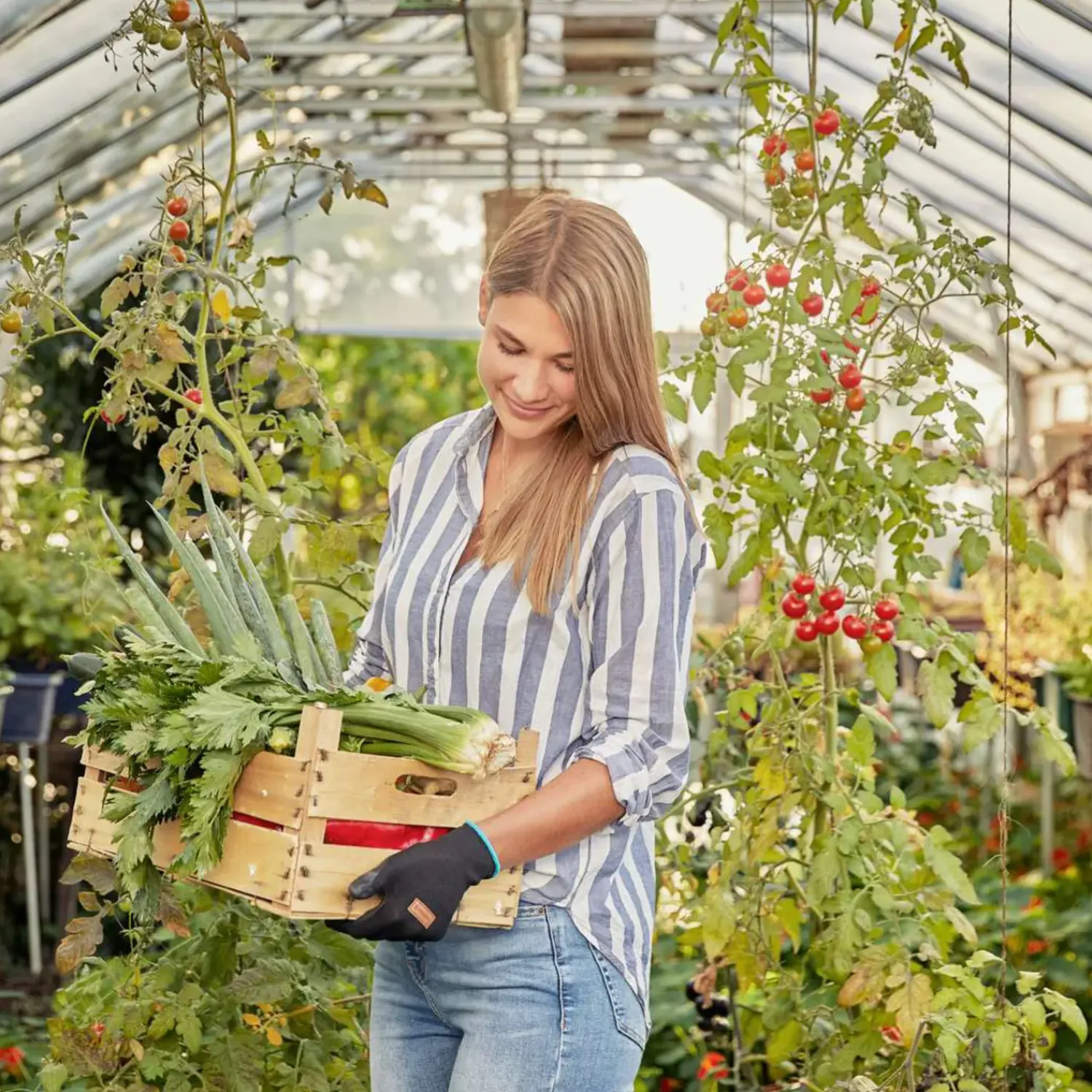 Hot Gardena multi havehandsker dame str. 8