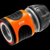 Hot Gardena slangekobling med stop 1/2" - 18213-20