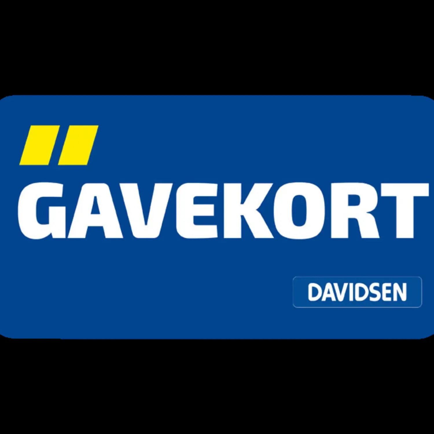 Gavekort^Gavekort på DKK 3000,- til DAVIDSEN