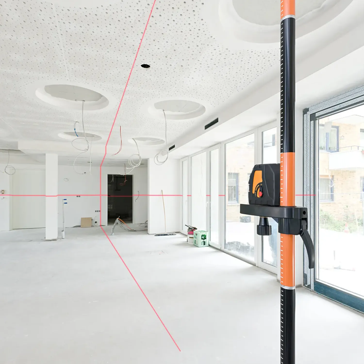 GeoFennel Måleudstyr^FL 40-PC Plus selvnivellerende krydslinjelaser