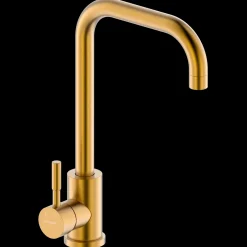 Køkkenarmaturer^Geyser Bravo L køkkenarmatur rustfrit stål mat guld