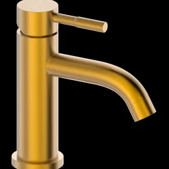 Sale Geyser Delta håndvaskarmatur rustfrit stål mat guld