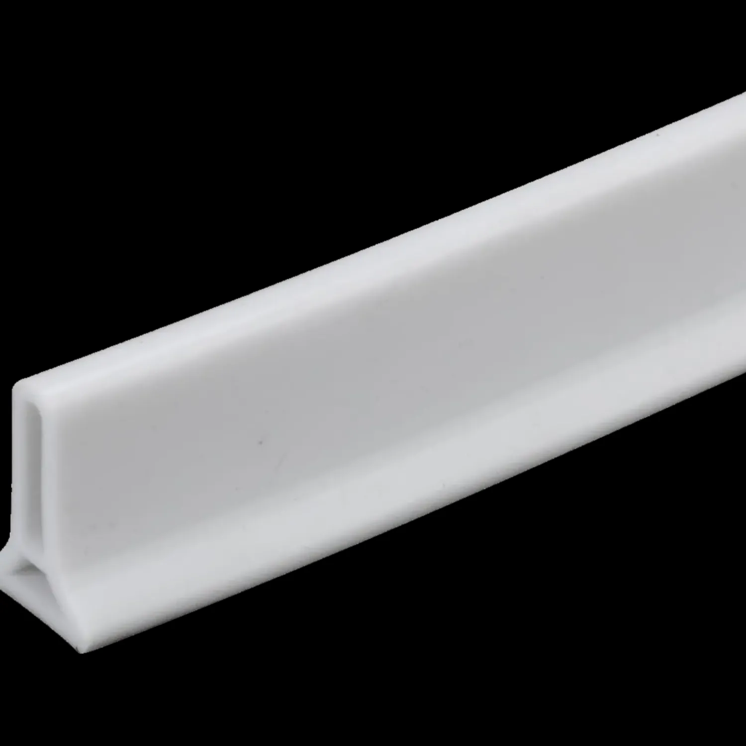 Geyser water stopper fleksibel V2 gulvskinne 1 m hvid