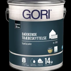 Heldækkende Træbeskyttelse^Gori 618 dækkende træbeskyttelse kulsort 5 L