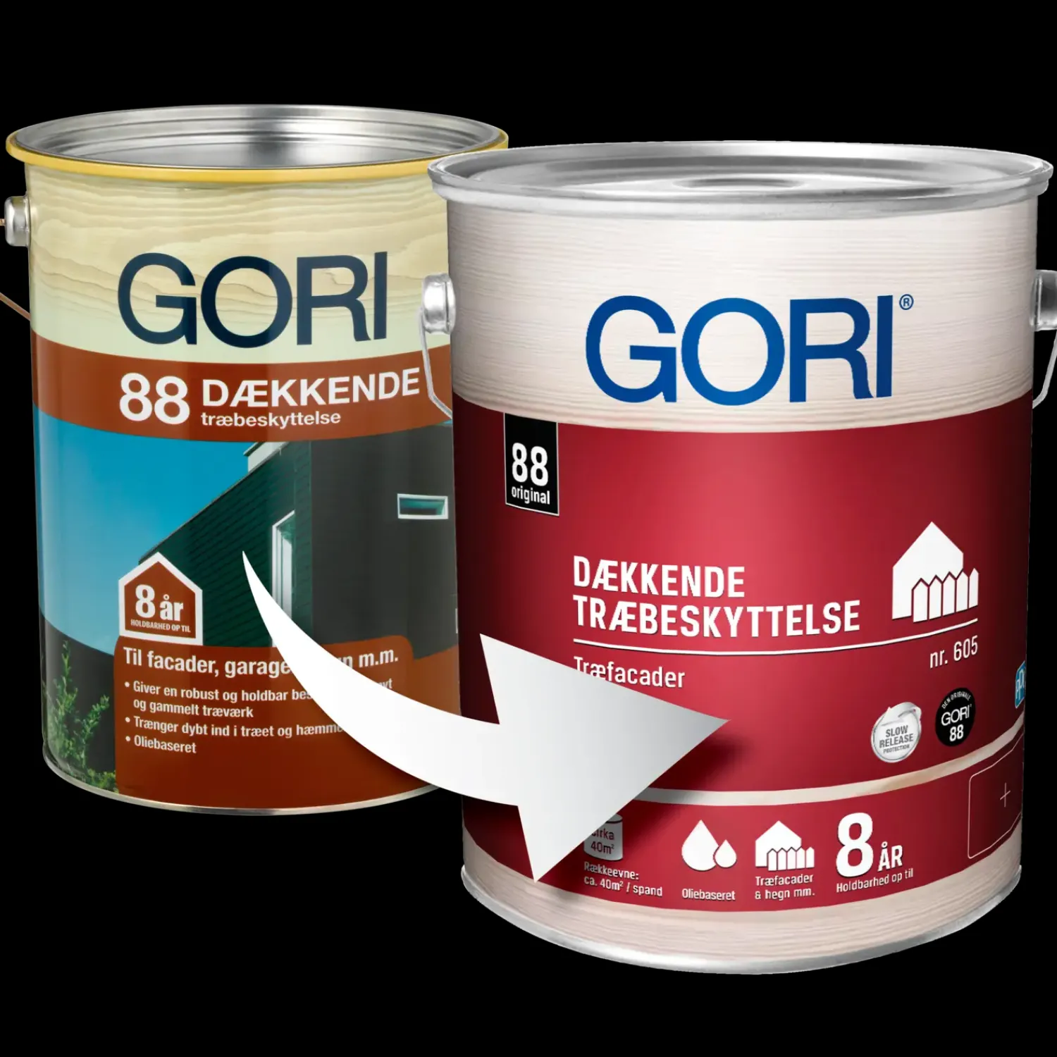 Best GORI 605 dækkende træbeskyttelse grøn umbra 5 L