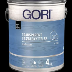 GORI Transparent Træbeskyttelse^502 transparent træbeskyttelse grøn umbra 5 L