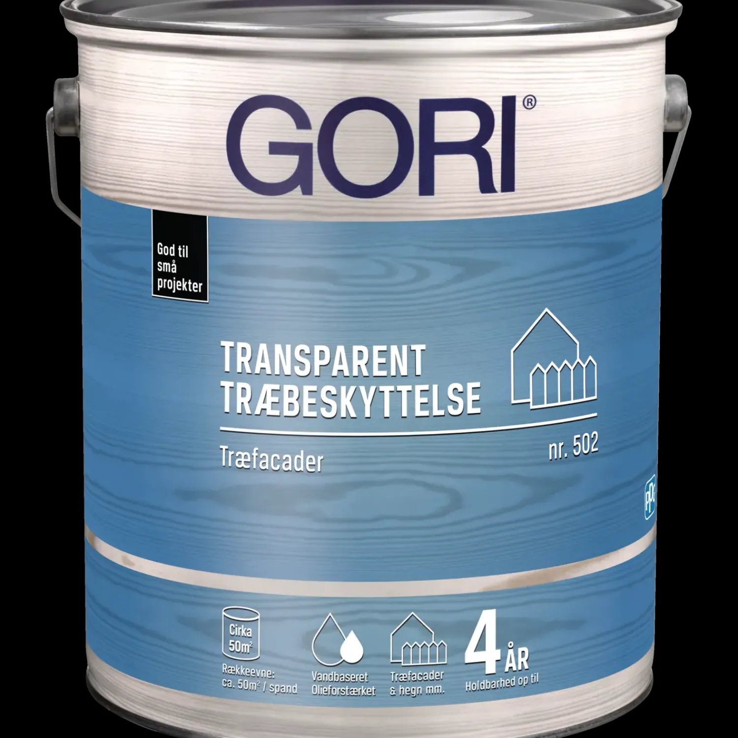 Discount GORI 502 transparent træbeskyttelse ibenholt 5 L