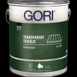 GORI Terrasseolie^303 transparent træolie træterrasser pine 5 L